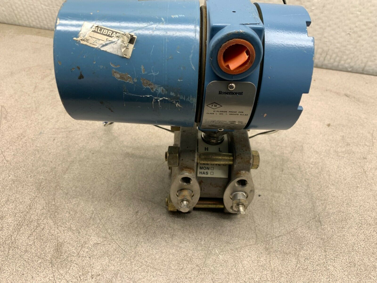 USED ROSEMOUNT PRESSURE TRANSMITTER 1151HP5J22M1B1