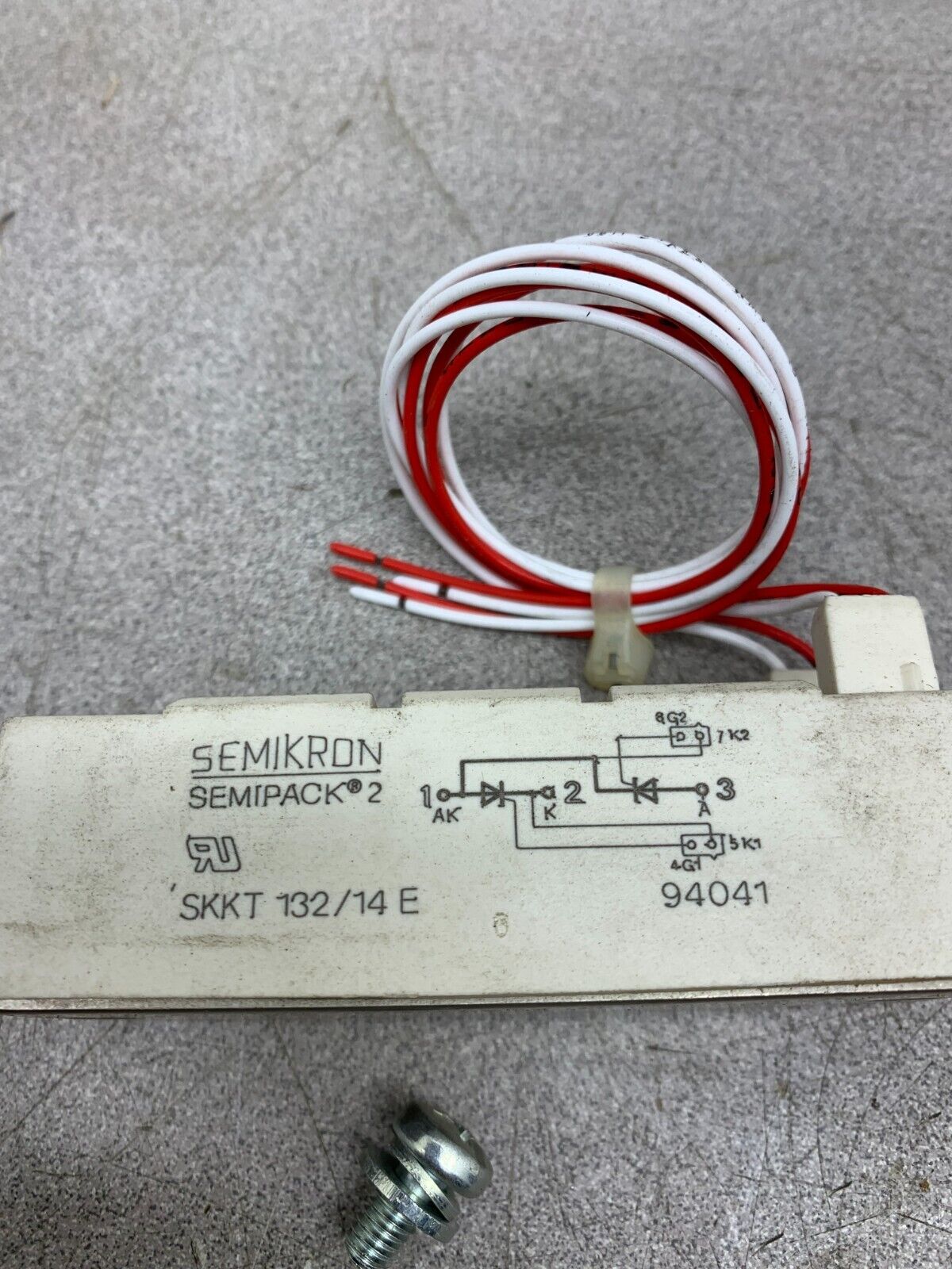 USED SEMIKRON SEMIPACK MODULE SKKT 132/14E