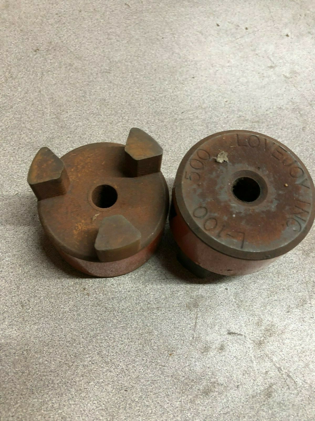 LOT OF 2 NEW LOVEJOY COUPLING HUBS L-100 .500