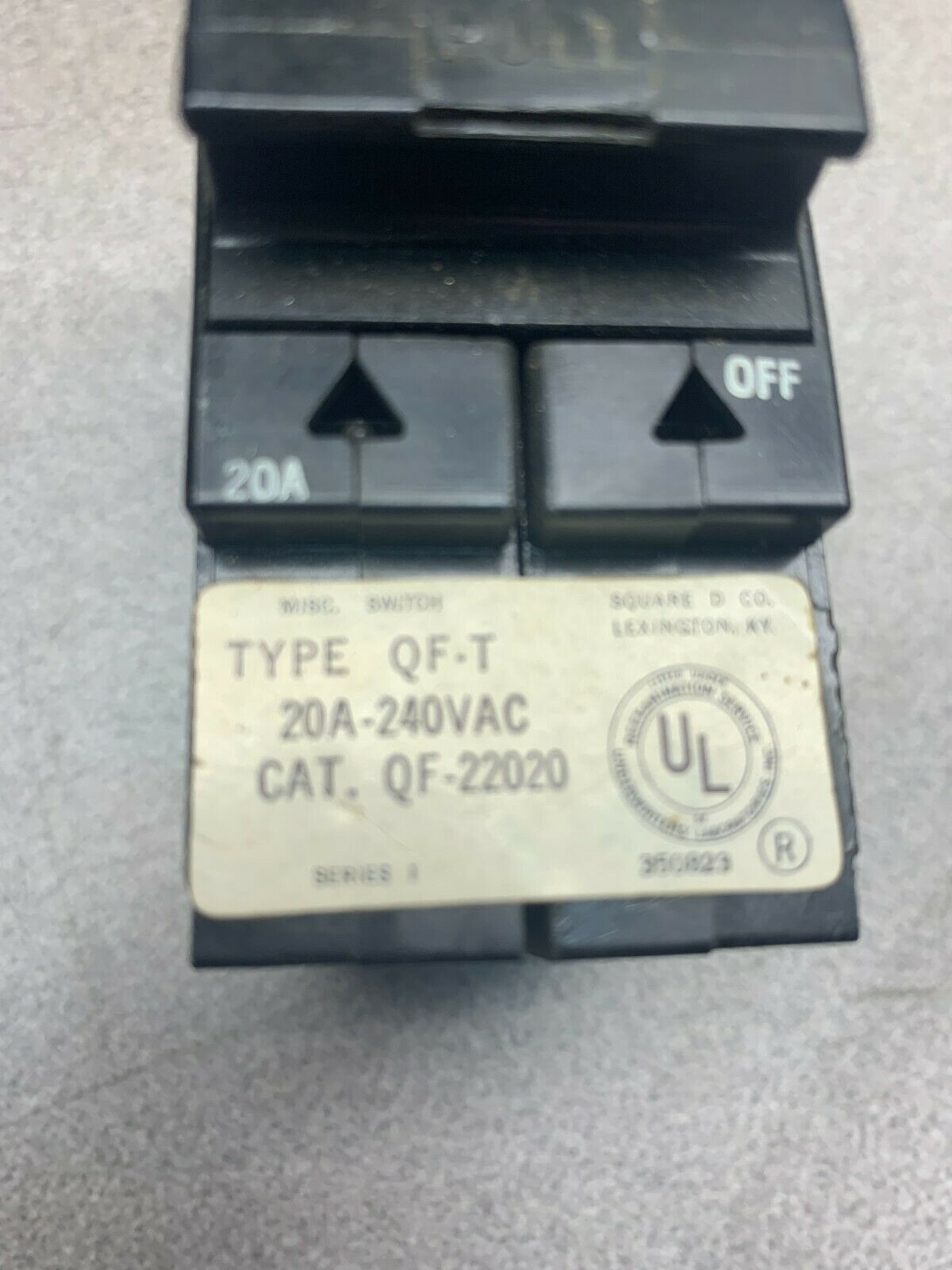 USED SQUARE D SWITCH QF-22020