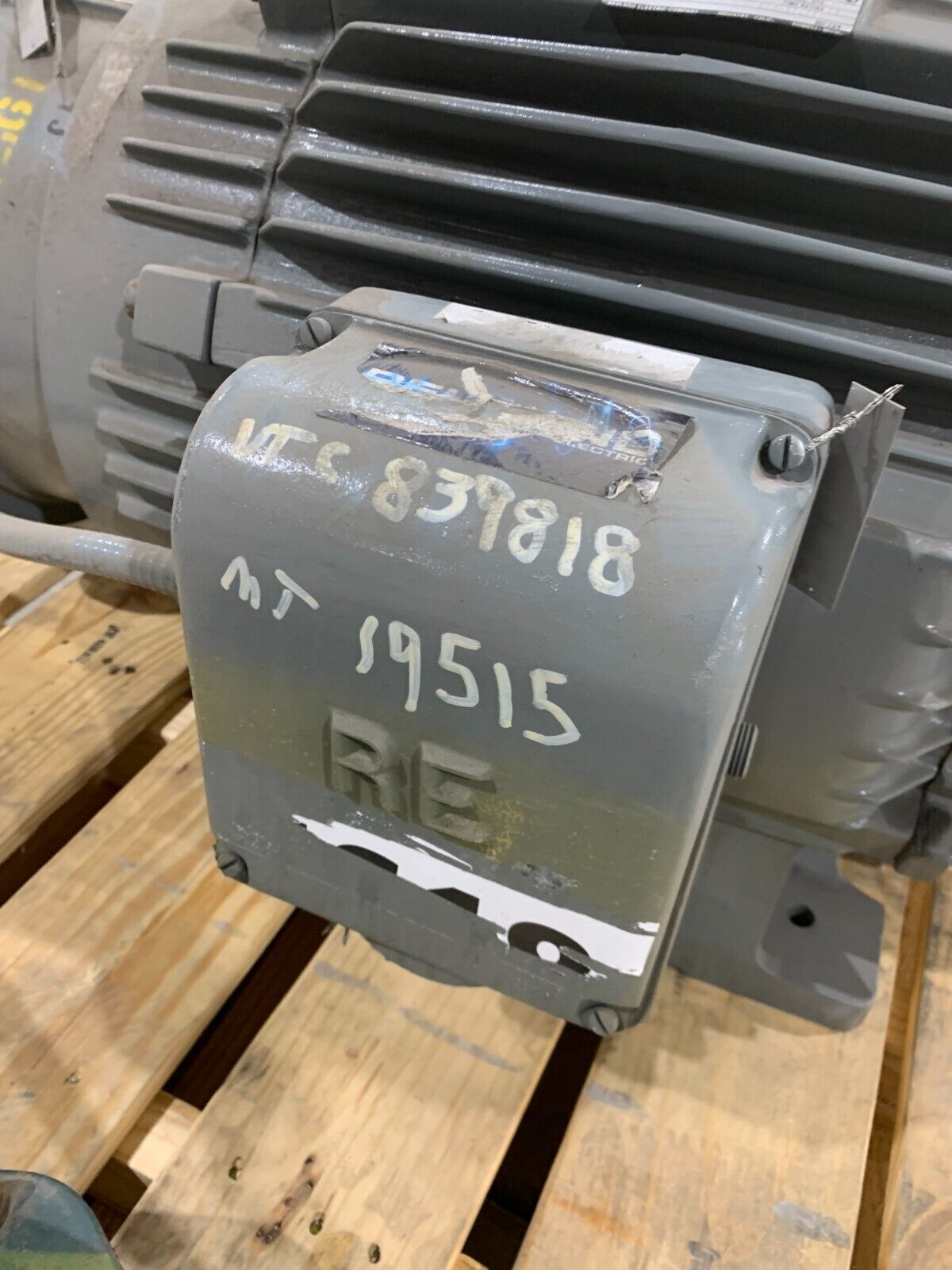 REULAND 50HP 365T FRAME MOTOR 0500E-VAAB-0007 WITH STEARNS 1082041H2NNF BRAKE