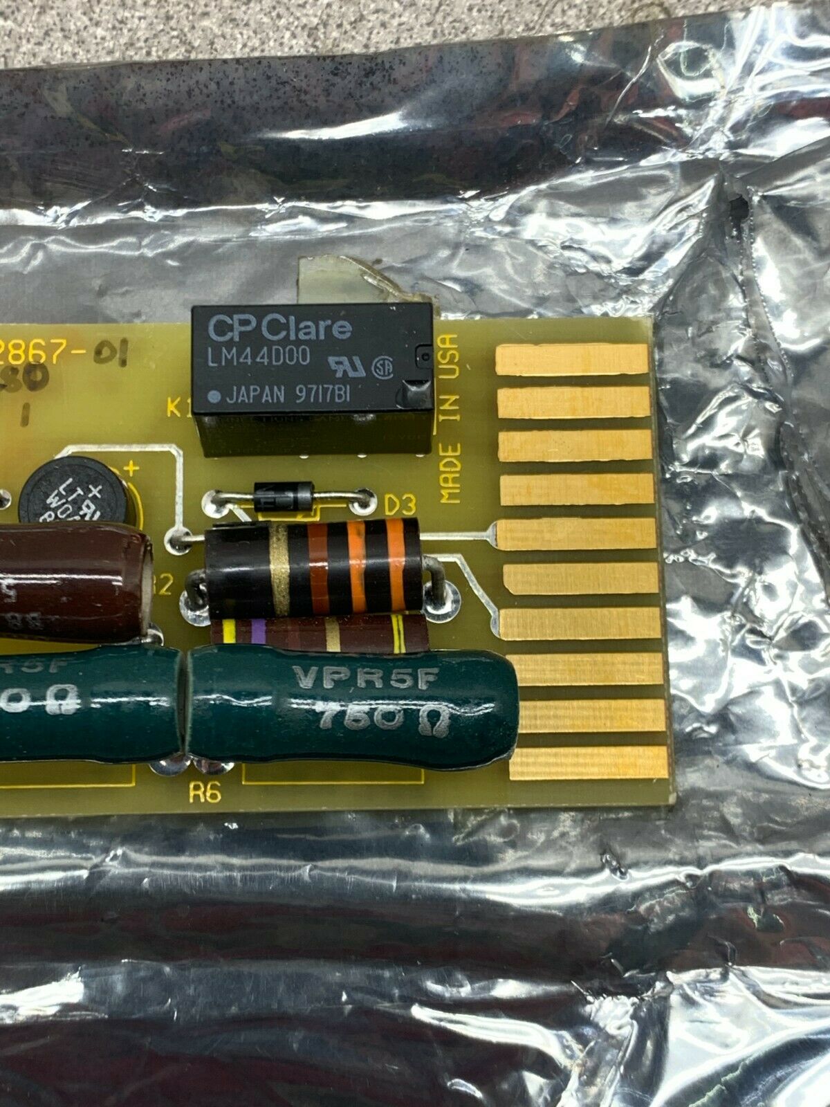 USED CP CLARE CIRCUIT BOARD 301-2867-01