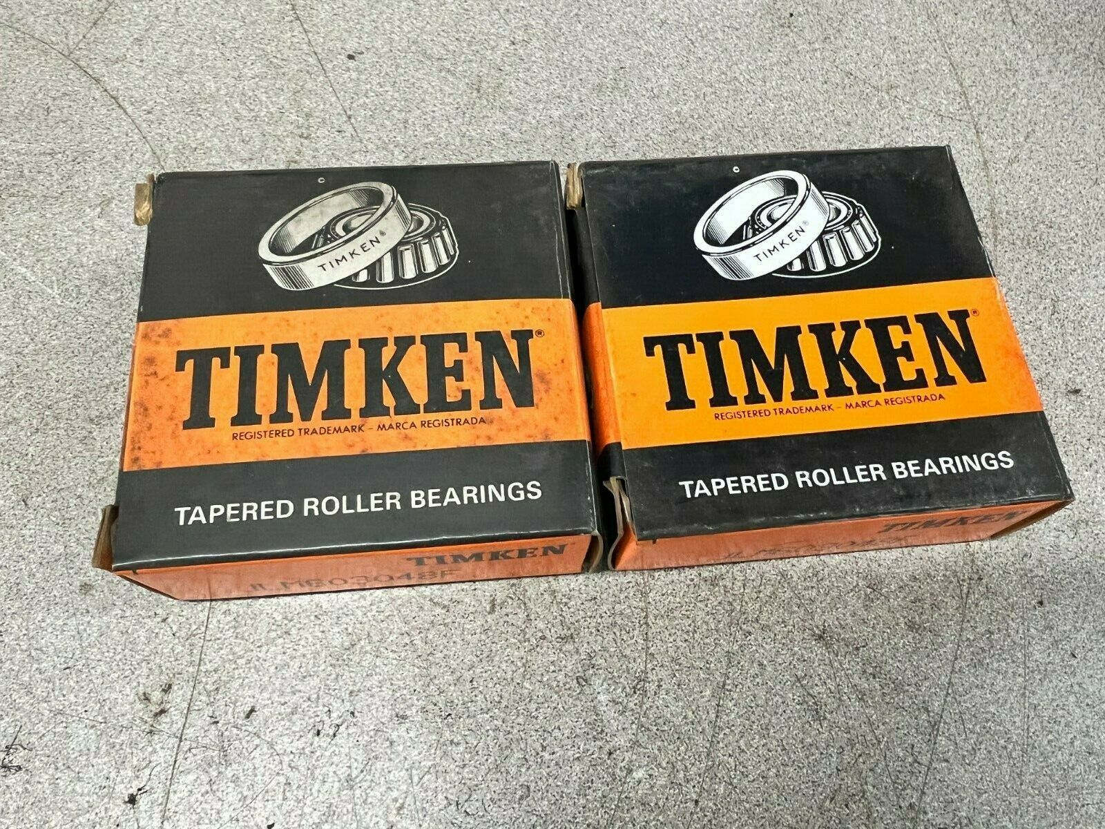 LOT OF 2 NEW IN BOX TIMKEN ROLLER BEARING JLM603048F