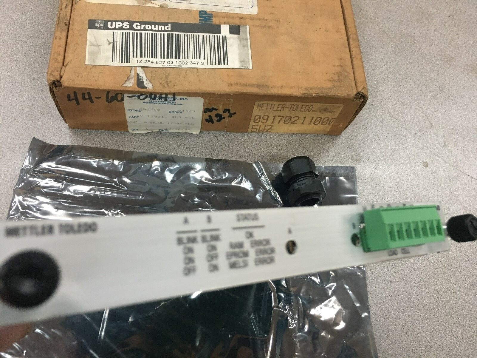 NEW IN BOX METTLER TOLEDO ANALOG BOARD C14093000A