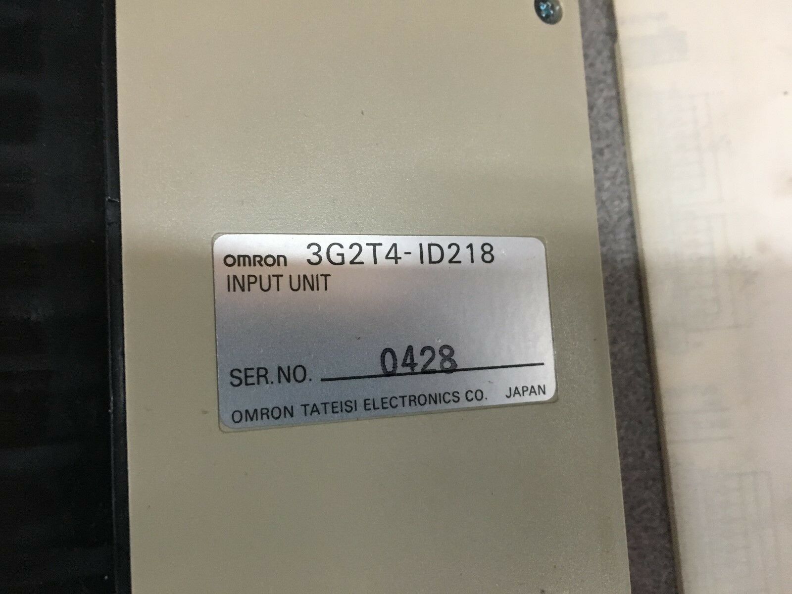 NEW IN BOX OMRON INPUT MODULE 3G2T4-ID218