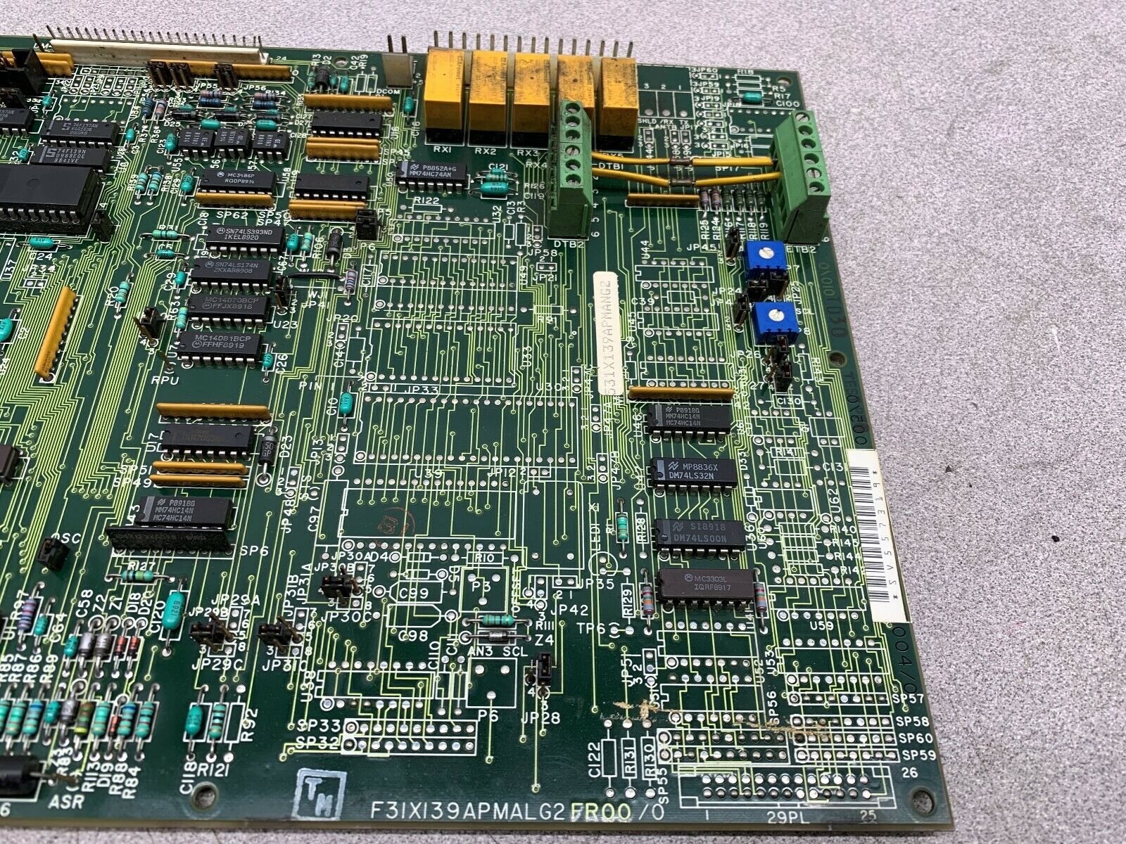 USED GENERAL ELECTRIC F31X139APMALG2FR00/0 APPLICATION BOARD 531X139APMANG2