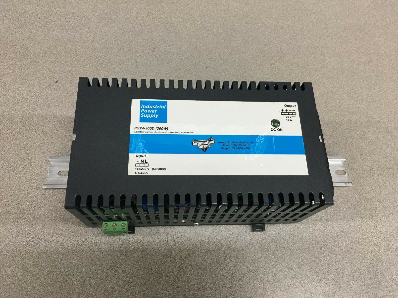 USED AUTOMATION DIRECT POWER SUPPLY PS24-300D