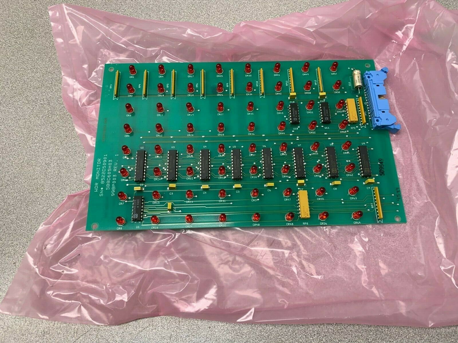 USED WESTINGHOUSE WDR MONITOR 588C605H03 CIRCUIT BOARD 998P003