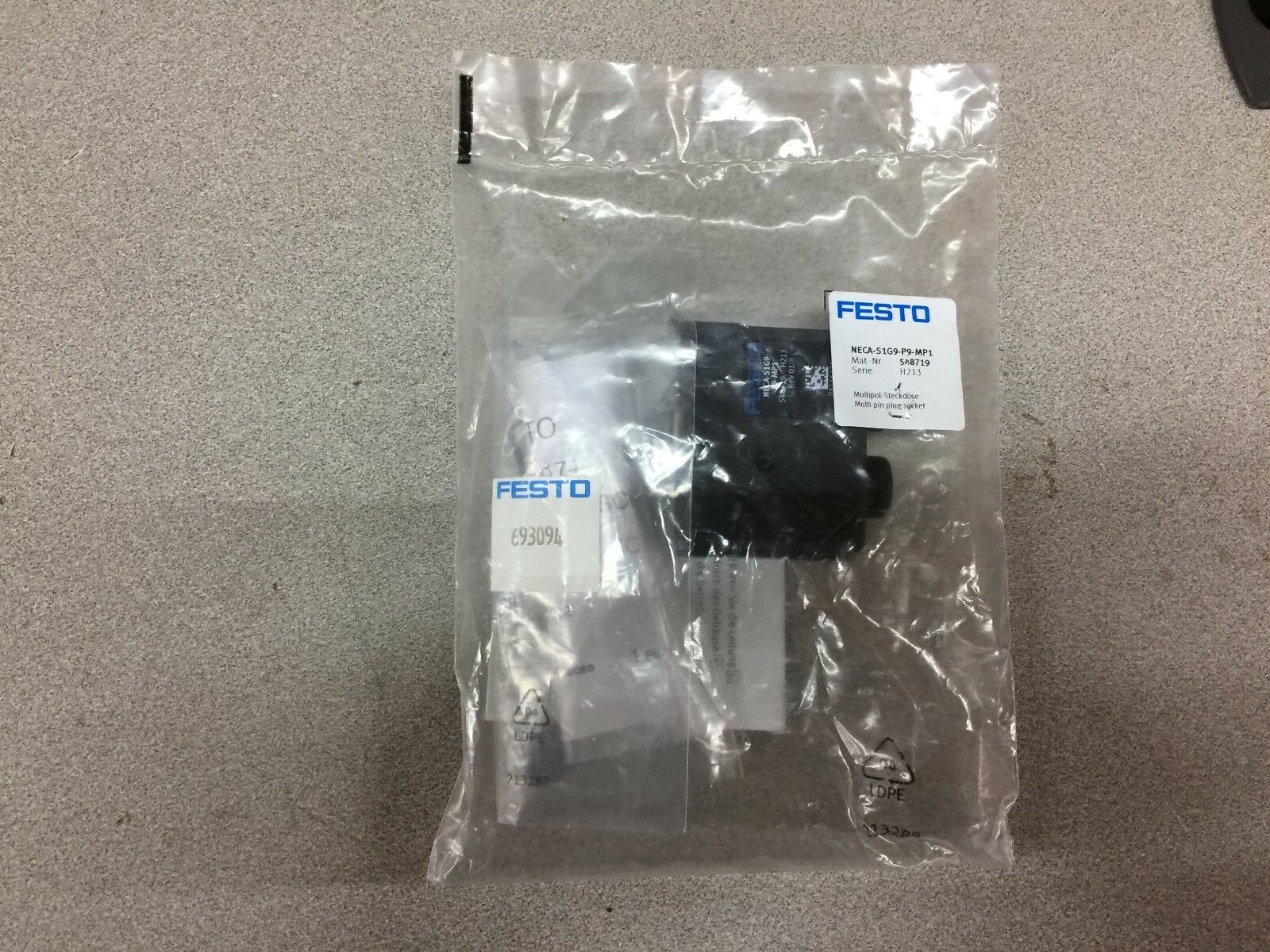 NEW IN ORIGINAL PACKAGING FESTO CONNECTOR NECA-S1G9-P9-MP1