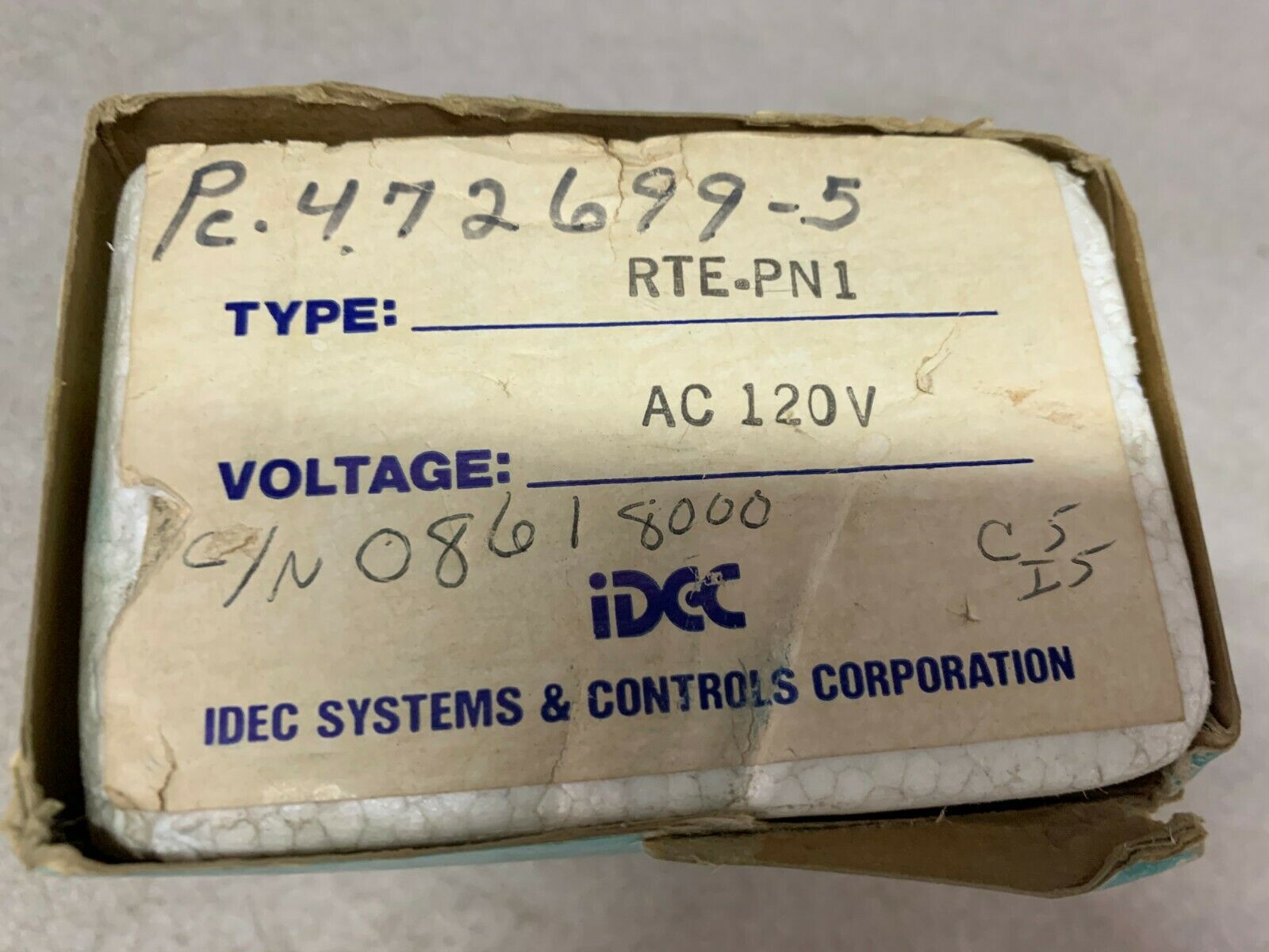 NEW IDEC RELAY RTE-PN1