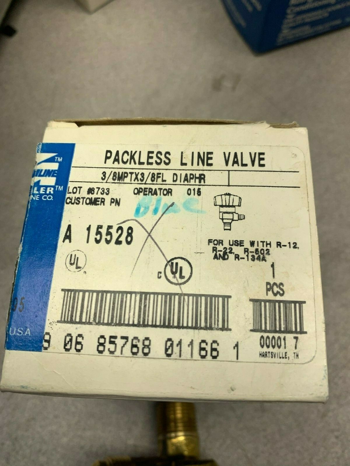 NEW IN BOX STREAMLINE VALVE 3/8mptx3/8fl