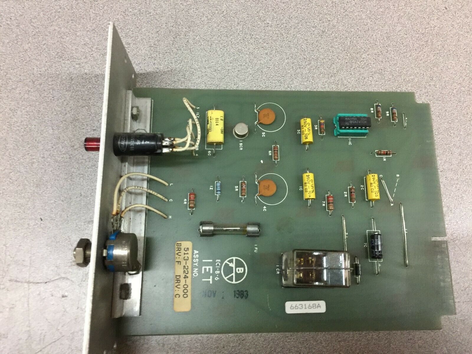 USED EMERSON CIRCUIT BOARD 513-224-000