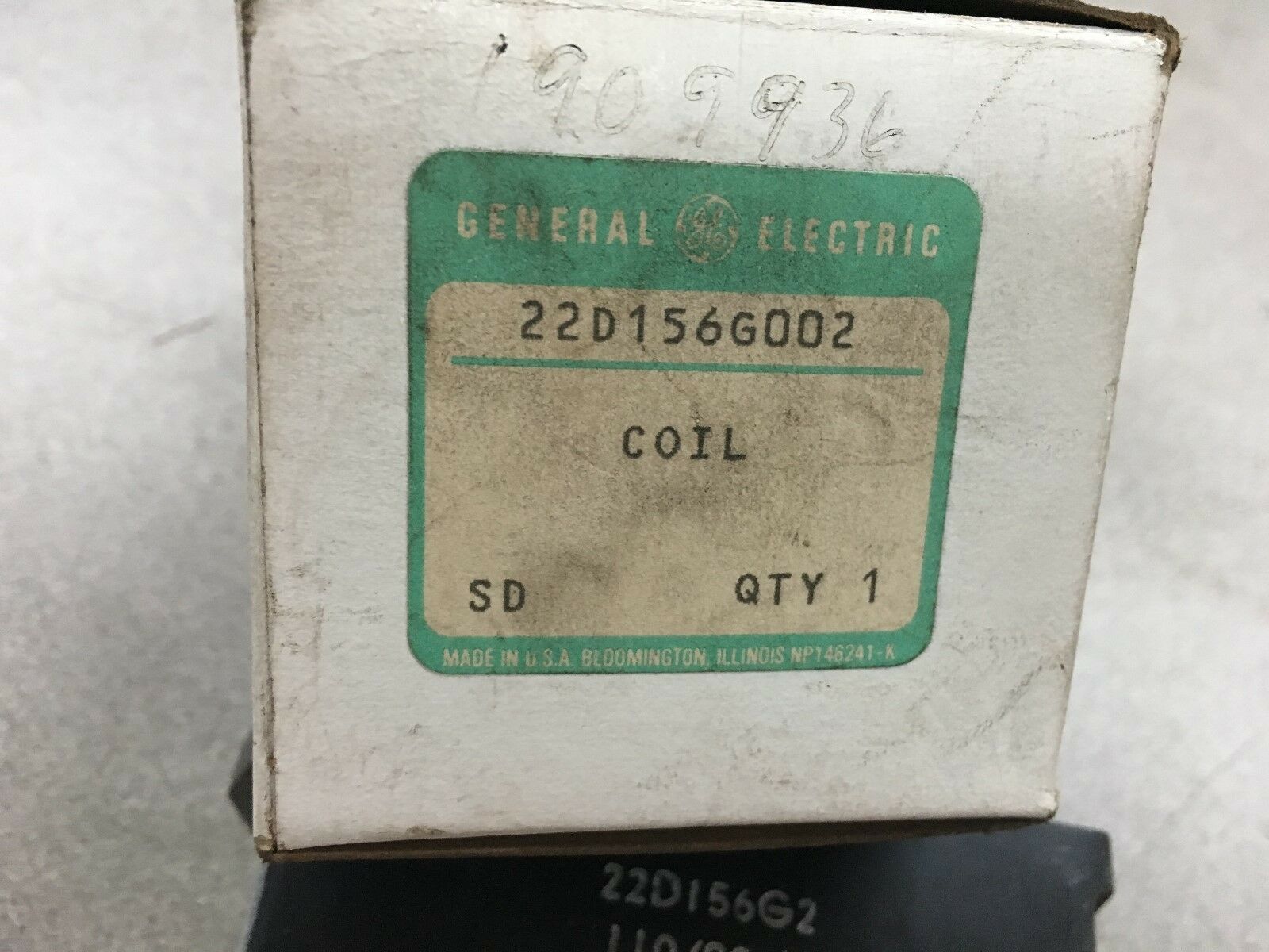 NEW IN BOX GENERAL ELECTRIC COIL 22D156G002