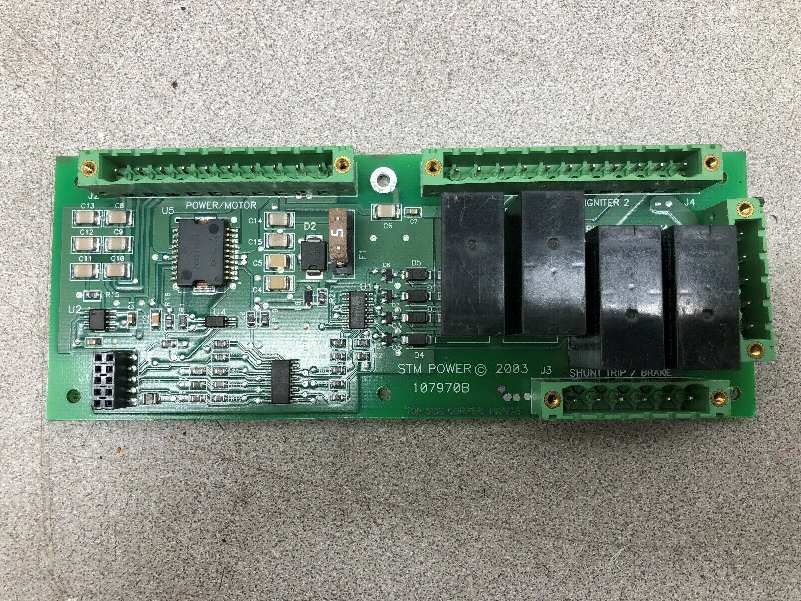 USED STM POWERS CIRCUIT BOARD 107970B