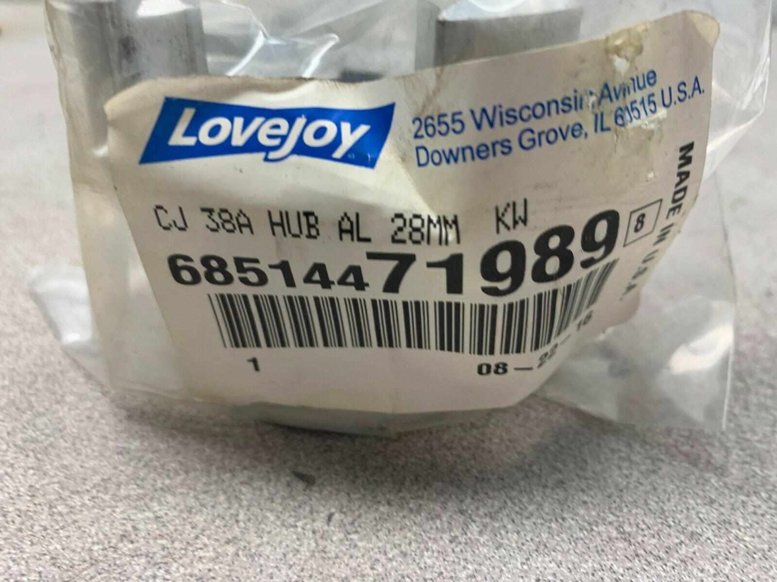 NEW IN PACKAGE LOVEJOY HUB 685144 71989