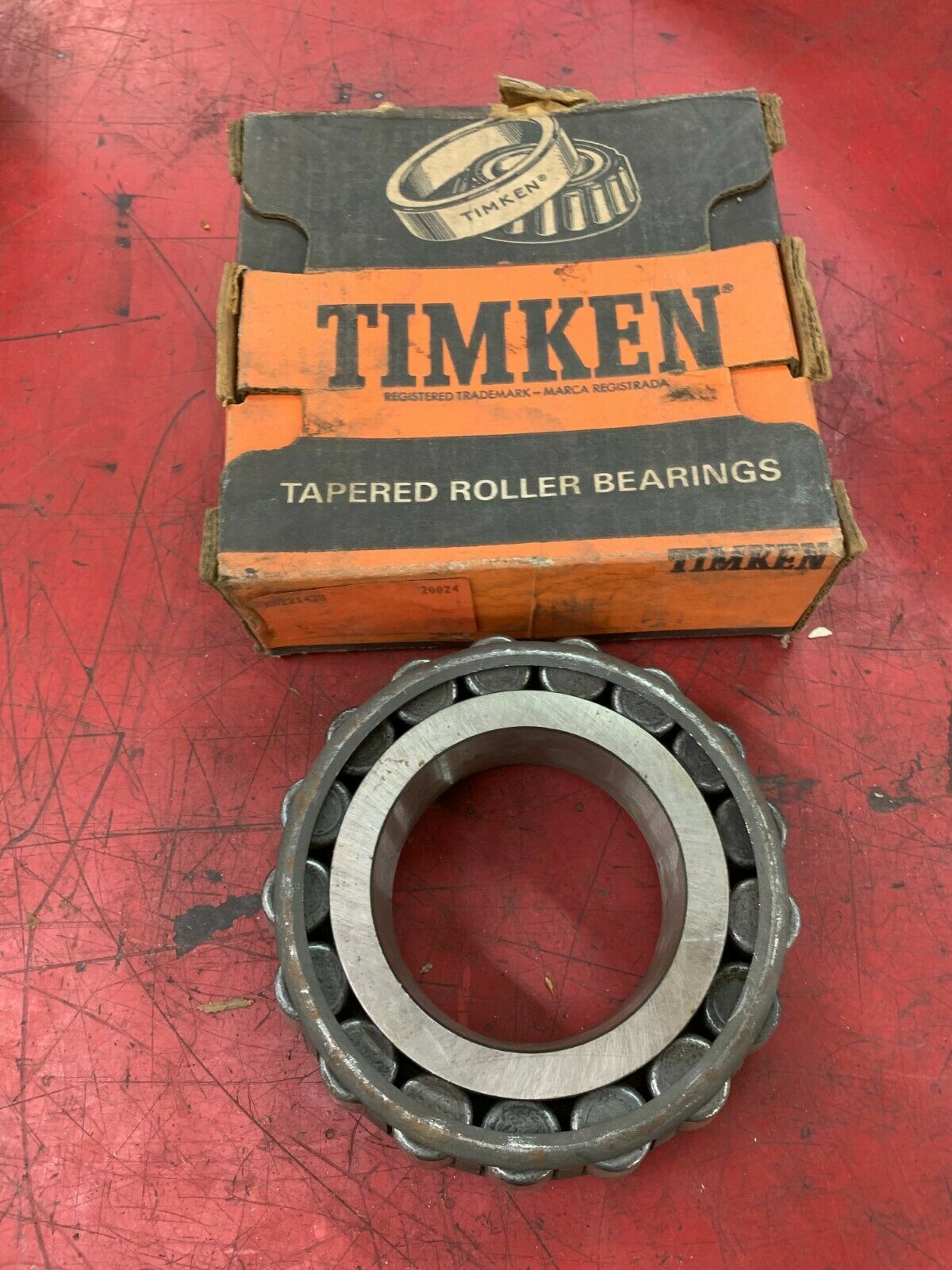 NEW IN BOX TIMKEN TAPERED ROLLER CONE BEARING HH221438