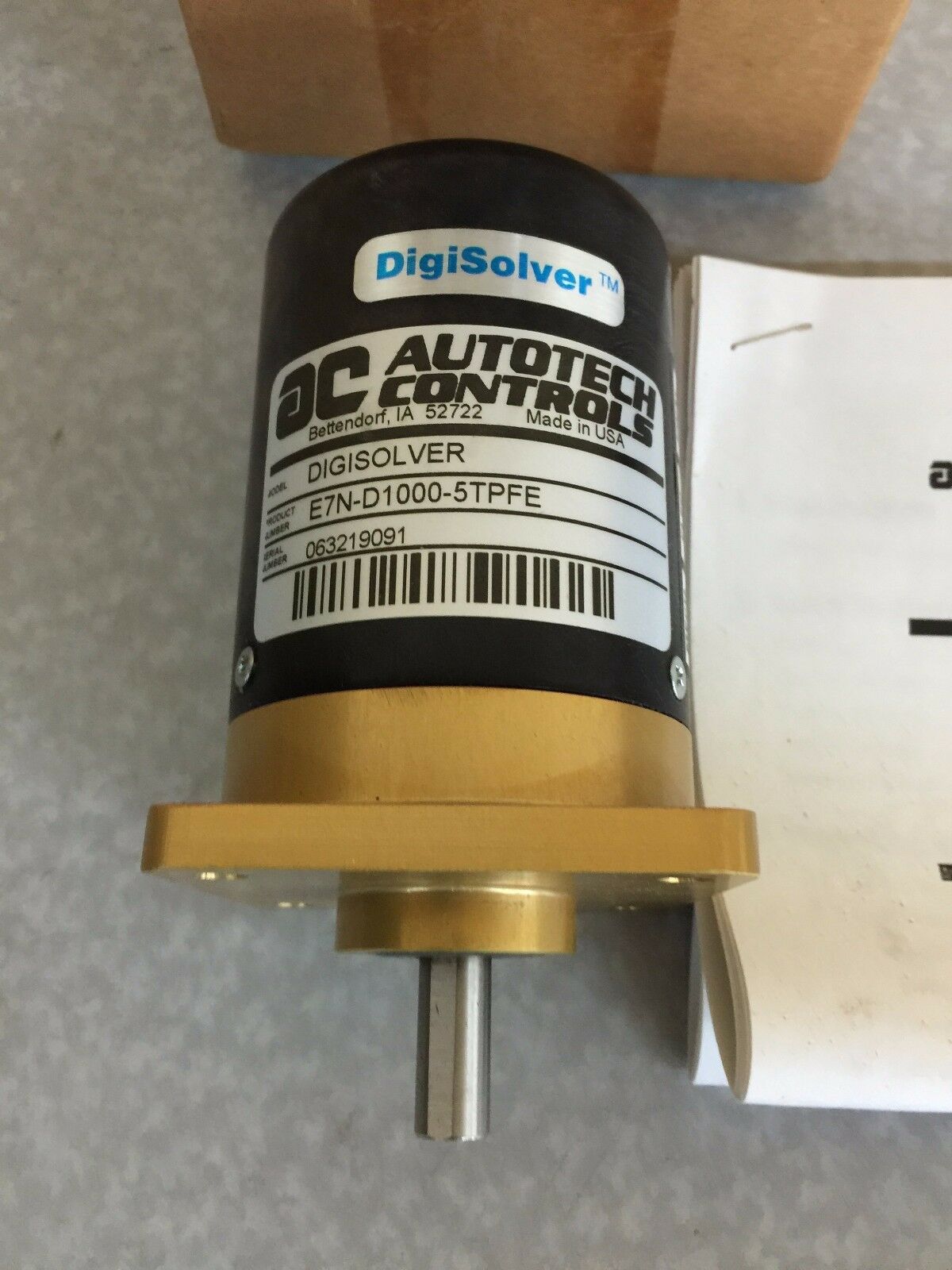 NEW IN BOX AUTOTECH CONTROLS DIGISOLVER E7N-D1000-5TPFE