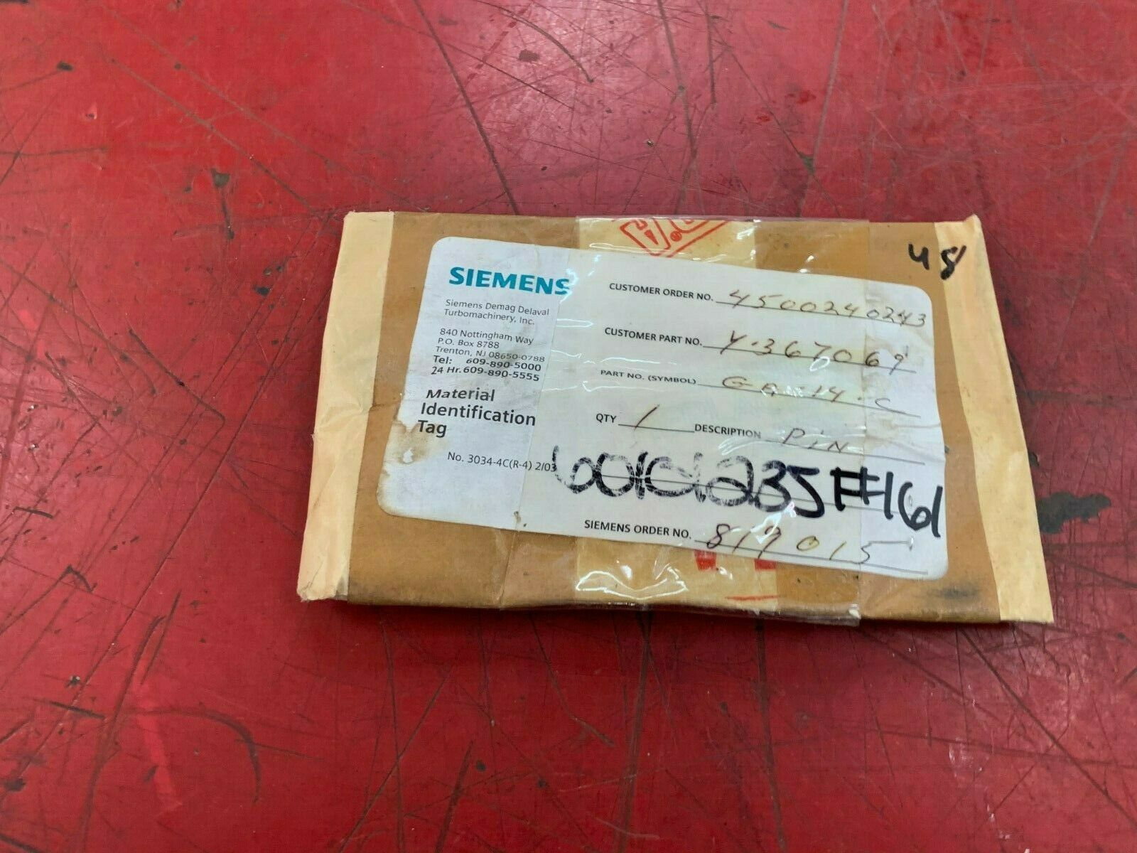 NEW NO BOX SIEMENS PIN GA-14-C