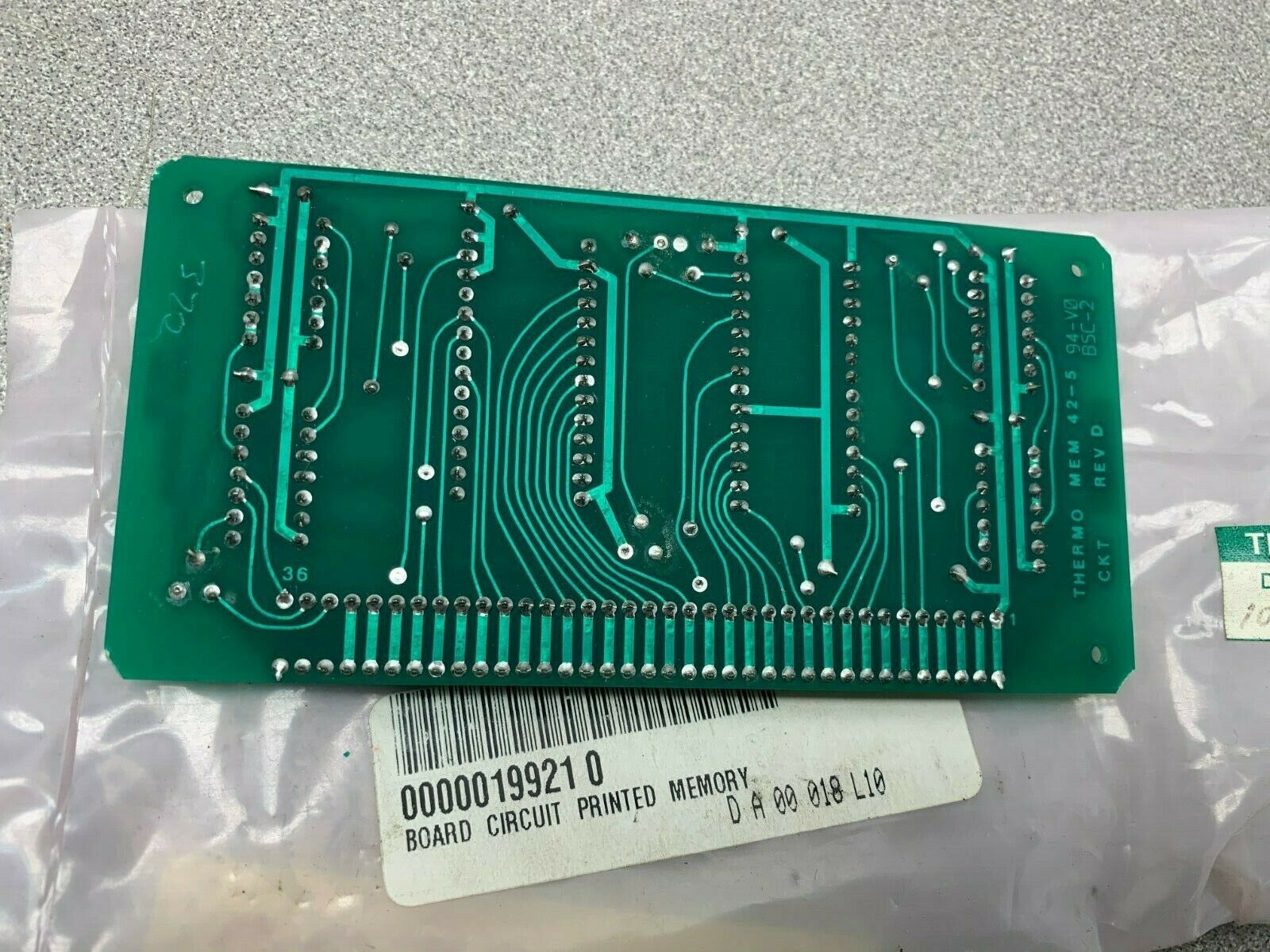 USED THERMO 42-5 MEMORY BOARD 64P724