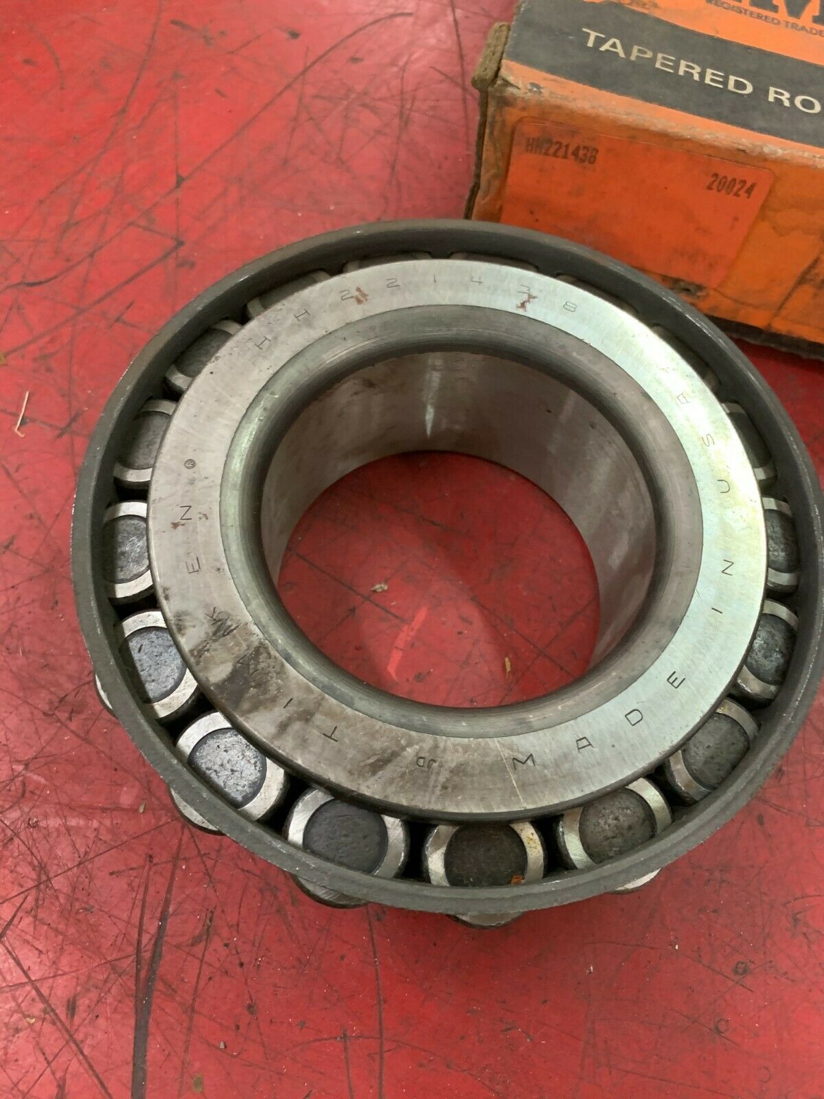 NEW IN BOX TIMKEN TAPERED ROLLER CONE BEARING HH221438