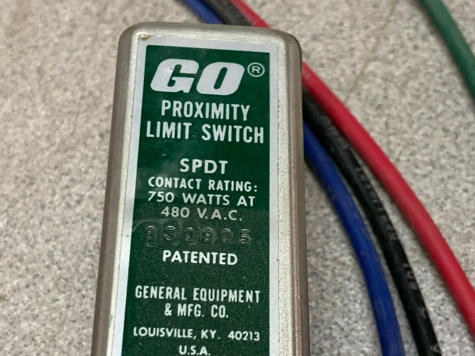 NEW NO BOX GO SWITCH PROXIMITY LIMIT SWITCH 147820