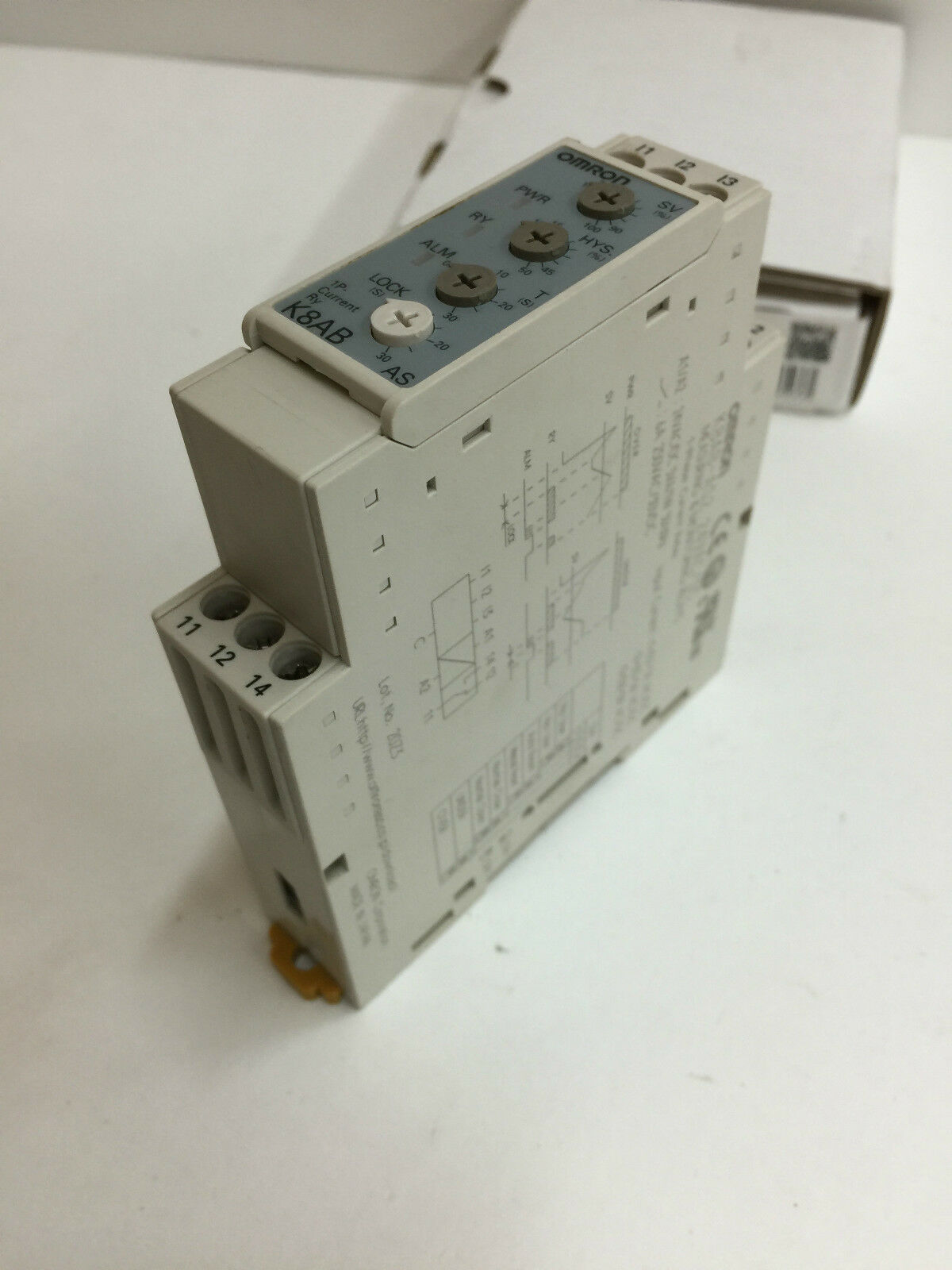 NEW IN BOX OMRON CURRENT RELAY K8AB-AS2