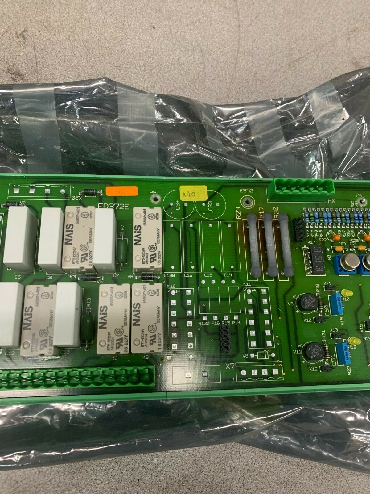 USED BARMAG ELECTRONIC I/O BOARD ED372E