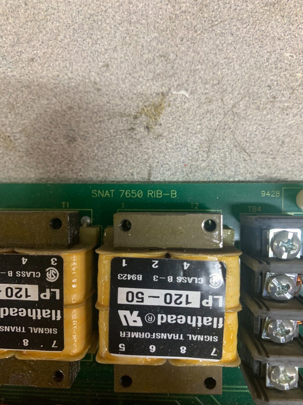 USED ABB CIRCUIT BOARD SNAT 7650 RIB-B