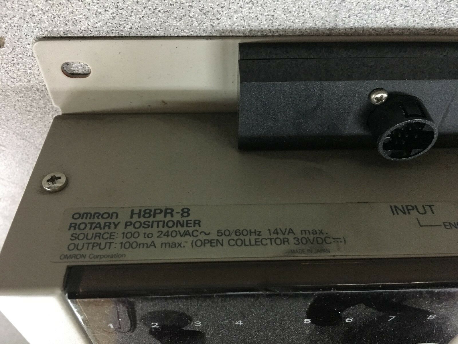 USED OMRON ROTARY POSITIONER H8PR-8