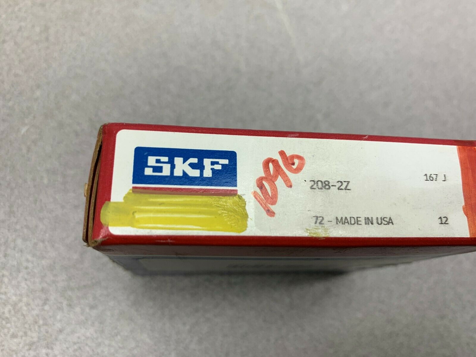 NEW IN BOX SKF BEARING 208-ZZ