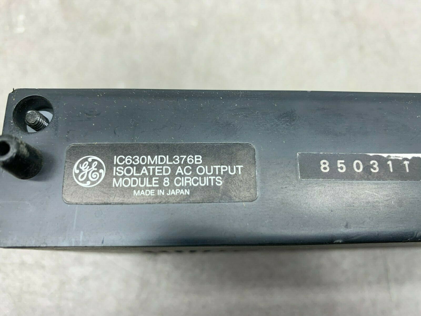 USED GE OUTPUT MODULE  IC630MDL376B