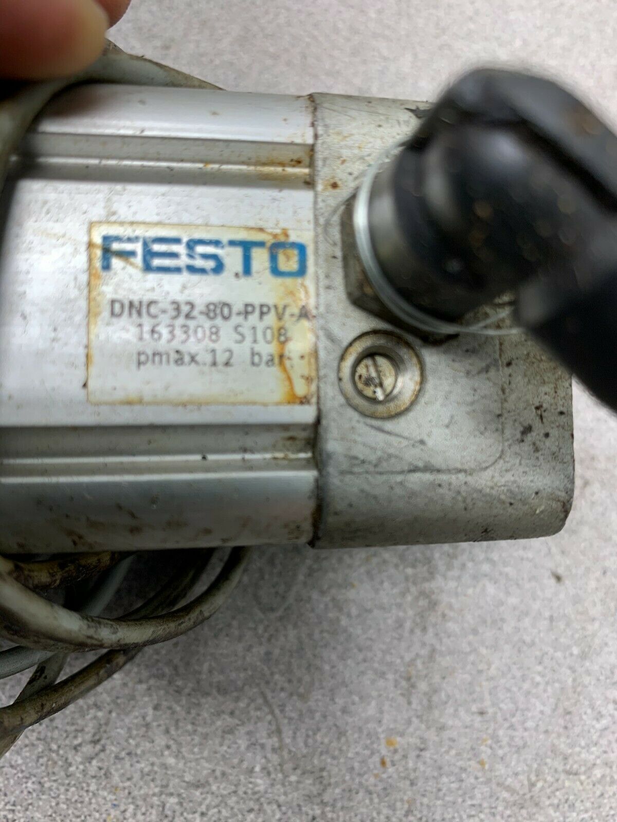 USED FESTO PNEUMATIC CYLINDER DNC-32-80-PPV-A