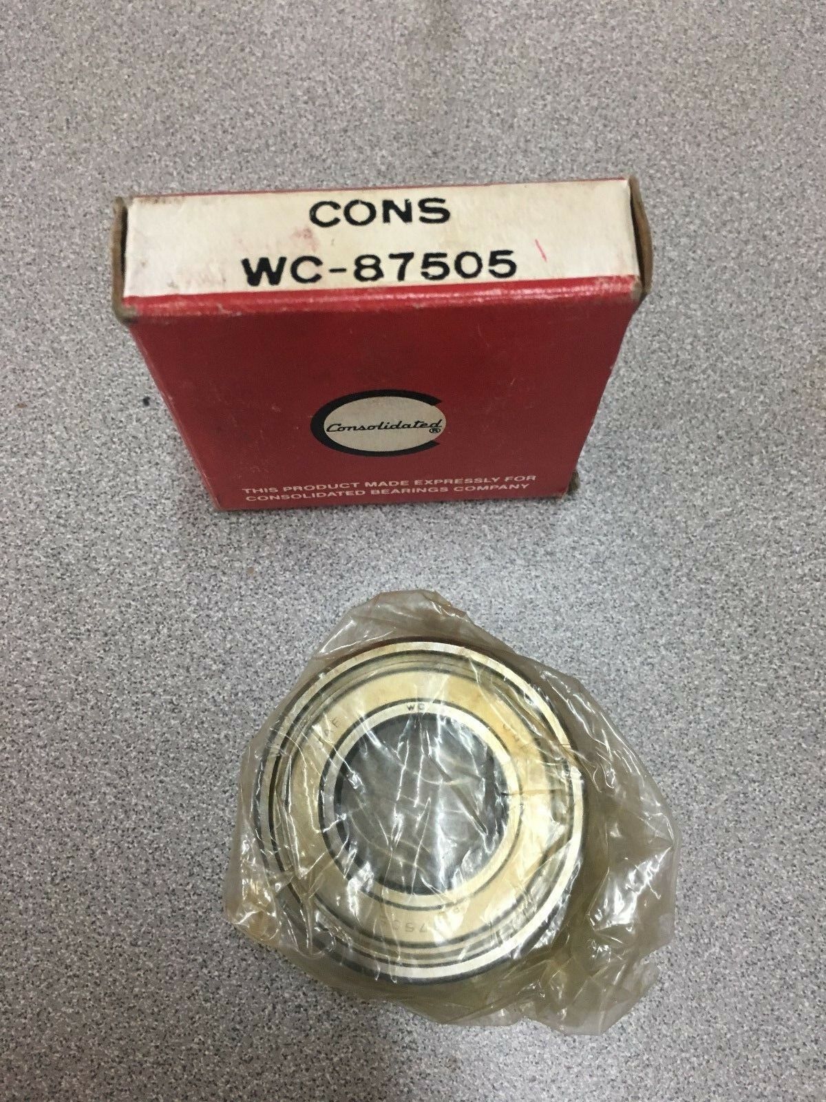 NEW IN BOX CONSOLIDATED BEARING WC-87505