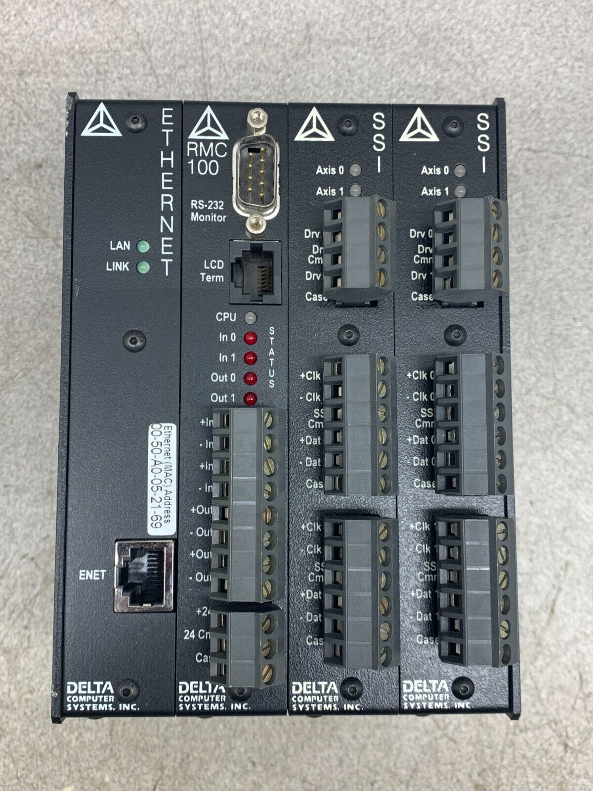 USED DELTA MOTION CONTROL MODULE RMC100-S2-ENET