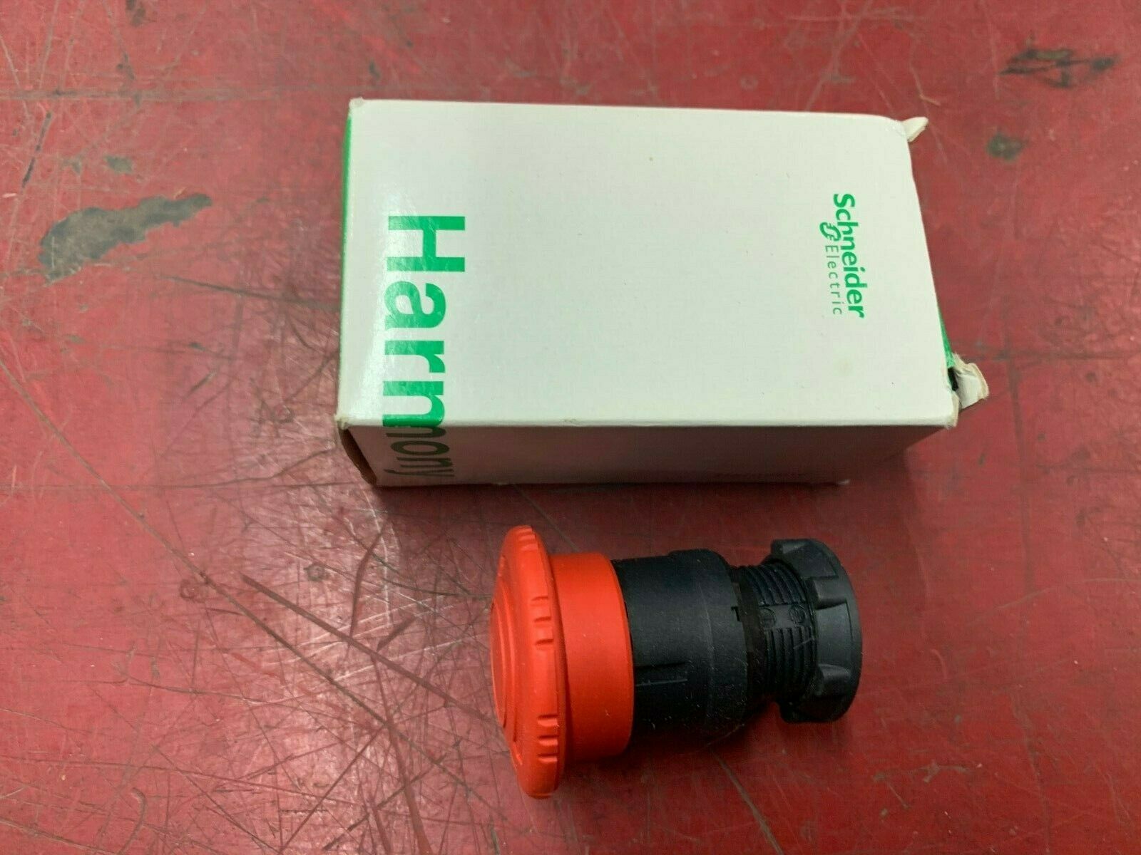 NEW IN BOX SCHNEIDER ELECTRIC RED PUSHBUTTON ZB5 AS54