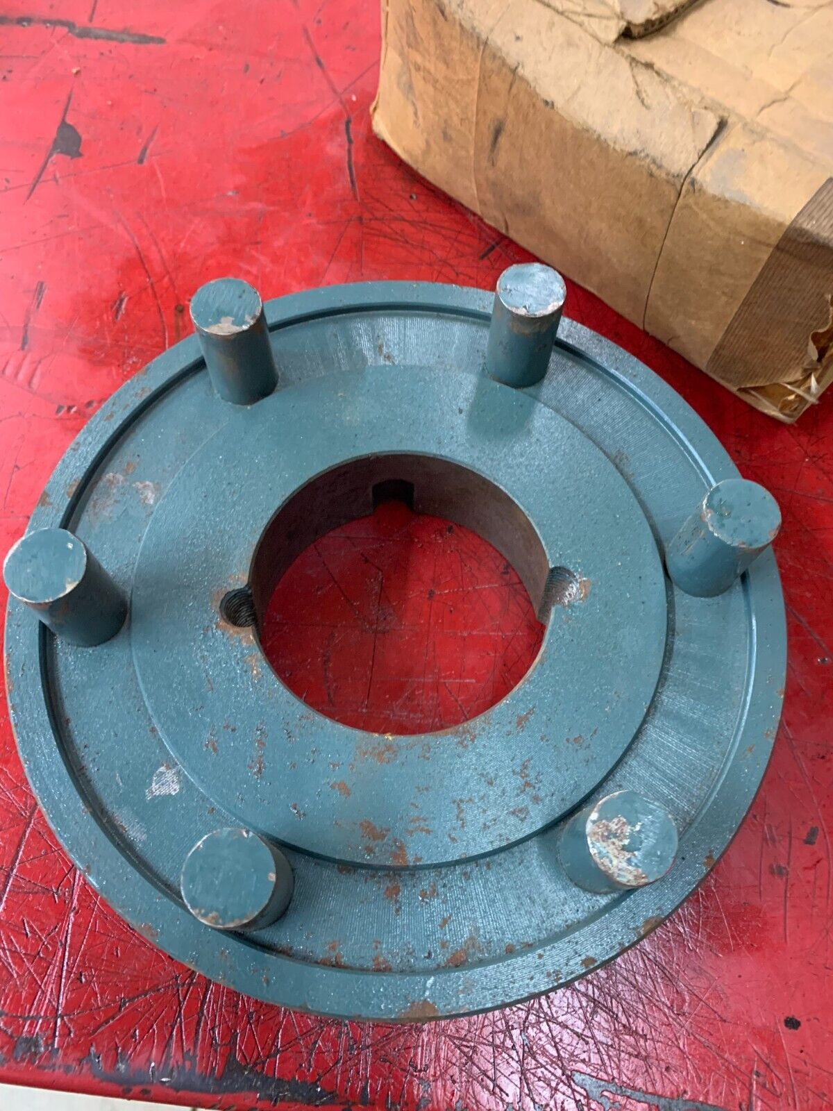 NEW IN BOX DODGE SIZE 8 TYPE H POLY-DISC COUPLING FLANGE 008047