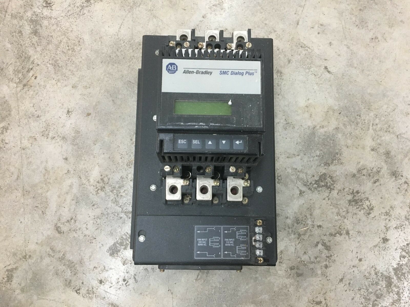 USED ALLEN-BRADLEY SMC DIALOG PLUS 75HP SMART MOTOR CONTROLLER 150-B97NBR