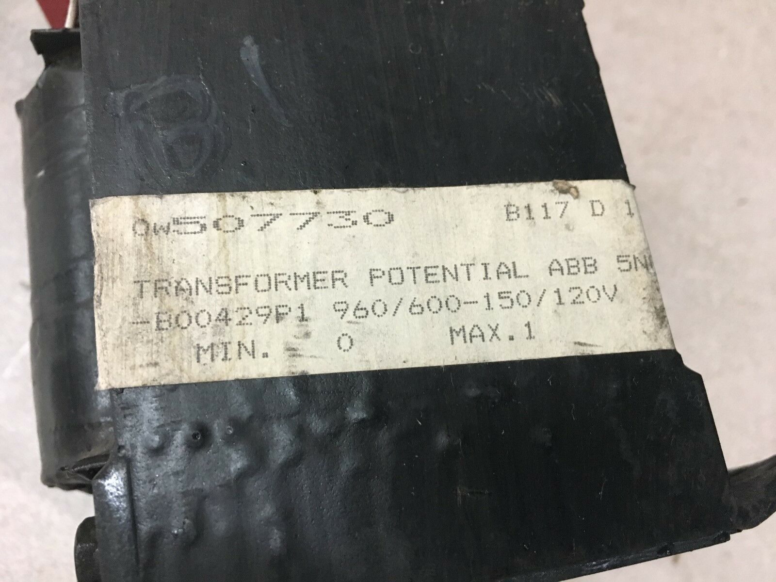 NEW NO BOX ABB TRANSFORMER SNEH-B00429-1