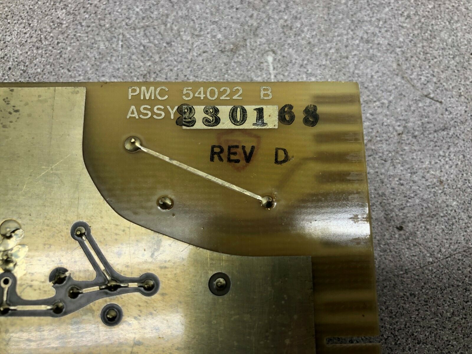 USED PMC CIRCUIT BOARD 230168 REV D