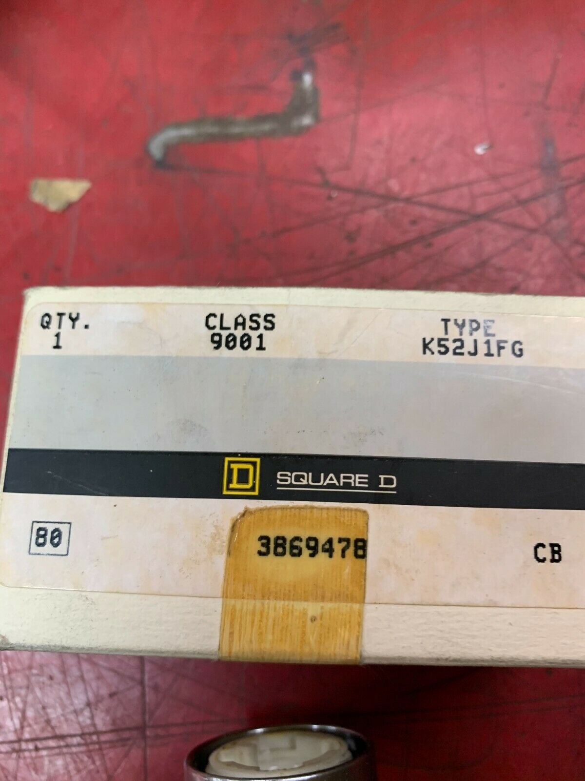 NEW IN BOX SQUARE D PUSH PULL OPERATOR 9001 K52J1FG