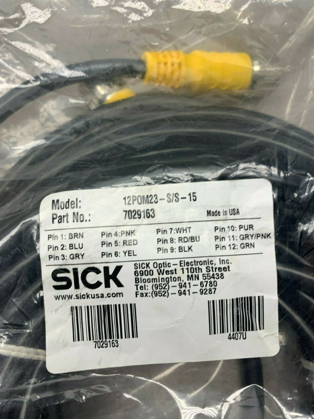 NEW IN BAG SICK CABLE 7029163