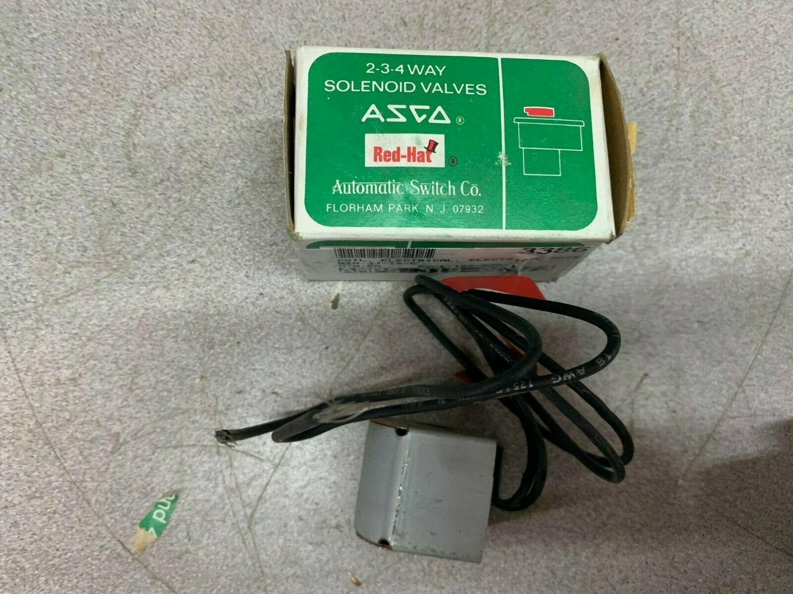 NEW IN BOX ASCO 120V. COIL 162-5291