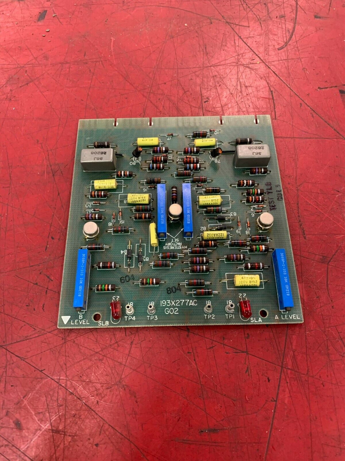 USED GENERAL ELECTRIC CIRCUIT BOARD 193X277AC G02