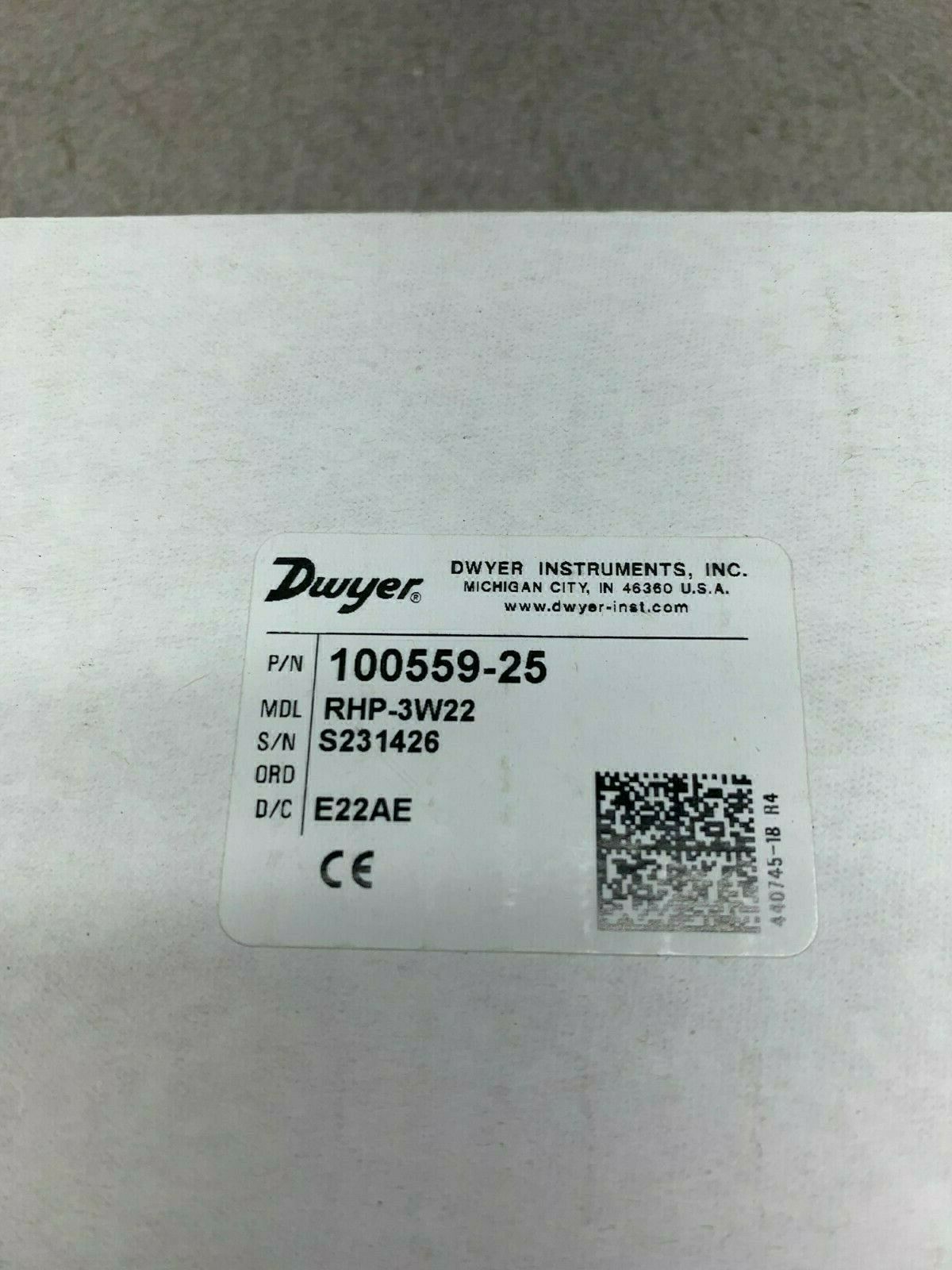 NEW IN BOX DWYER 100559-25 REDUCER RHP-3W22