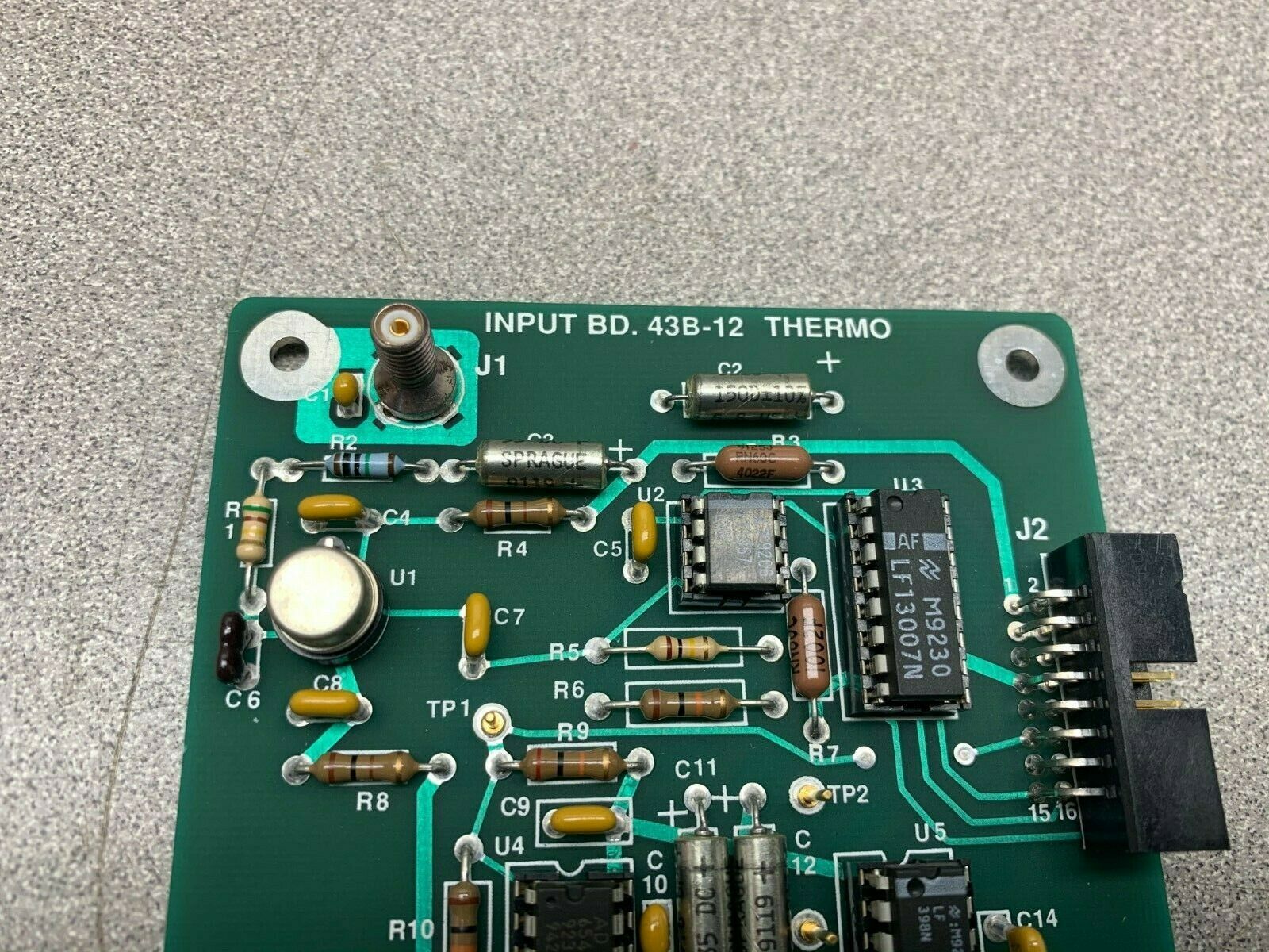 NEW NO BOX THERMO 9679 9678 INPUT 43B-12 CIRCUIT BOARD 57P310