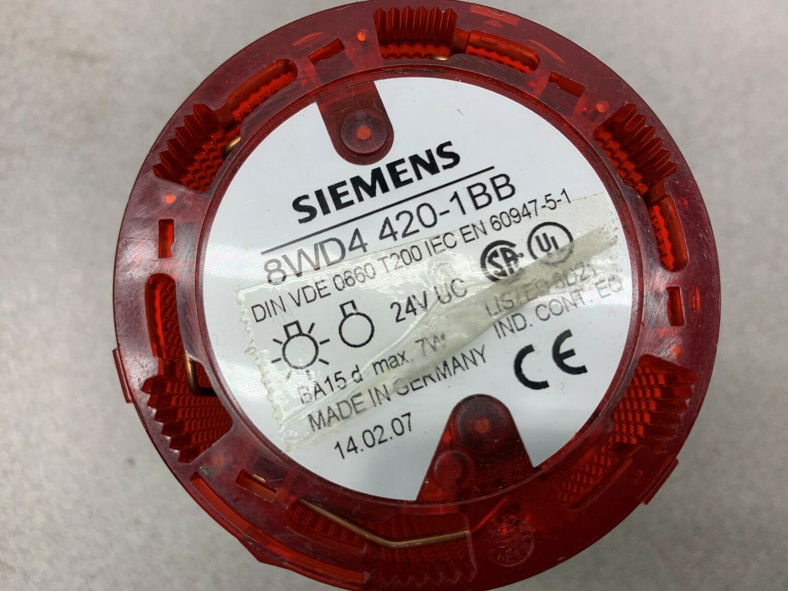 NEW NO BOX SIEMENS LIGHT ELEMENT 8WD4 420-1BB