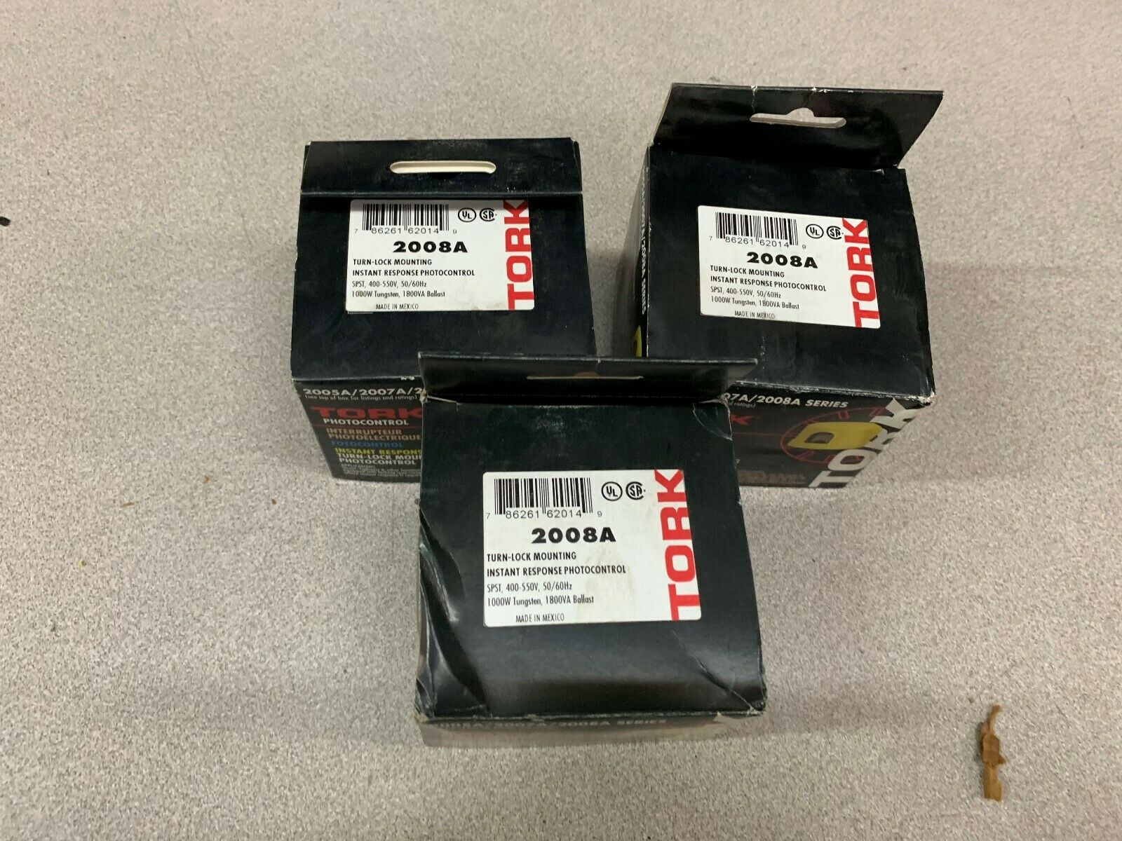 LOT OF 3 NEW IN BOX TORK LOCK MOUNTING 2008A