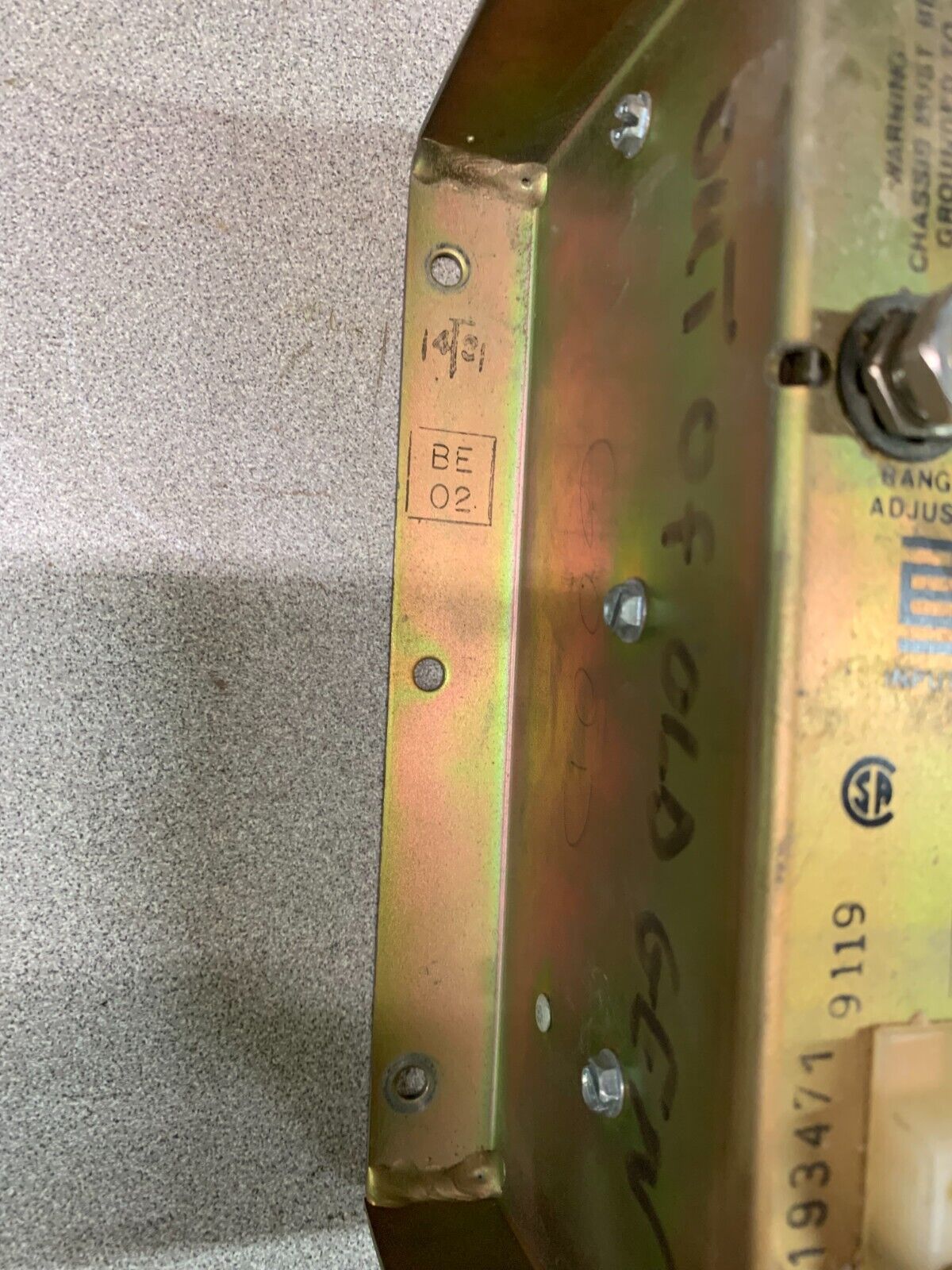 USED BASLER VOLTAGE REGULATOR KR2FF