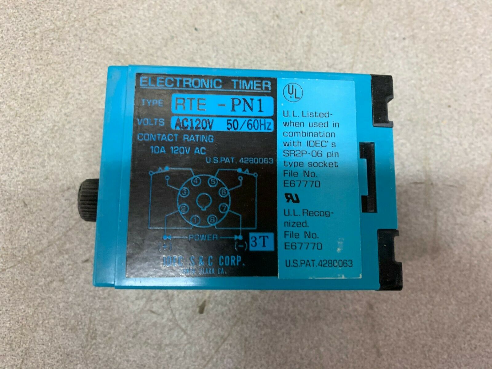 NEW IDEC RELAY RTE-PN1