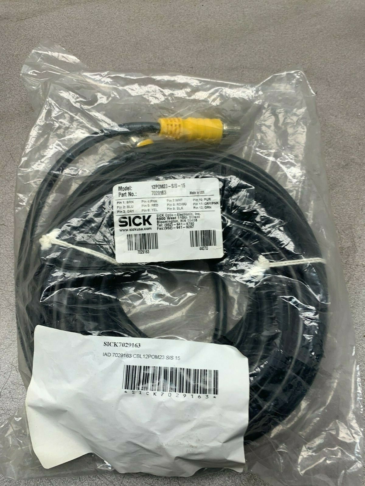 NEW IN BAG SICK CABLE 7029163